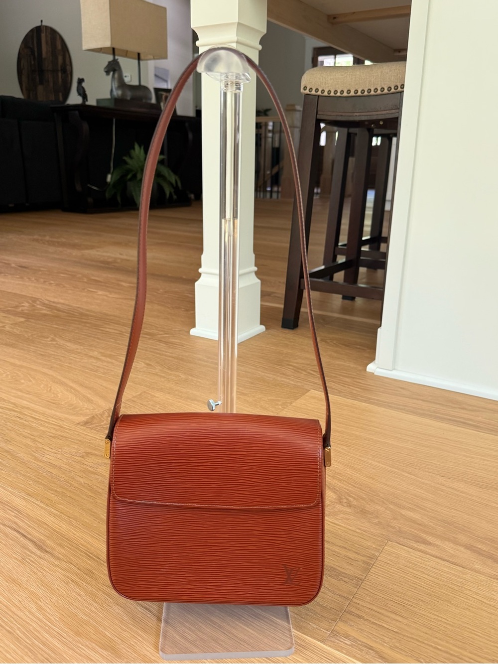 Louis Vuitton Epi Leather Fawn Kenyan Buci Shoulder Handbag